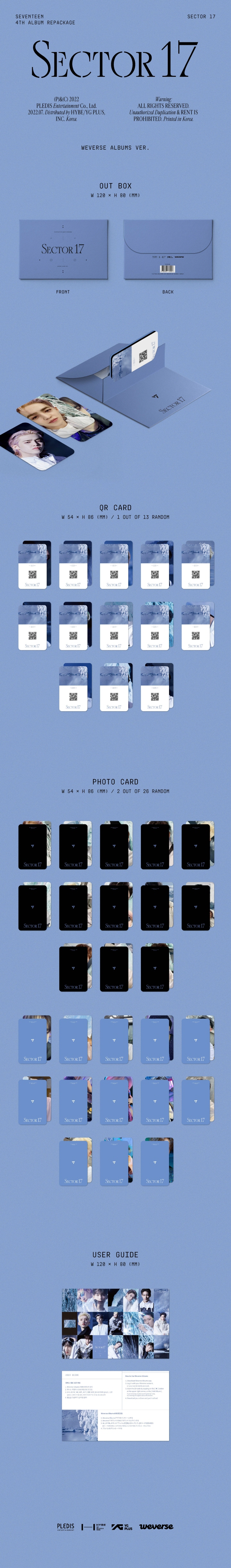 SEVENTEEN - Sector 17 (Weverse Albums ver.) - ASIAWORLDMUSIC.FR